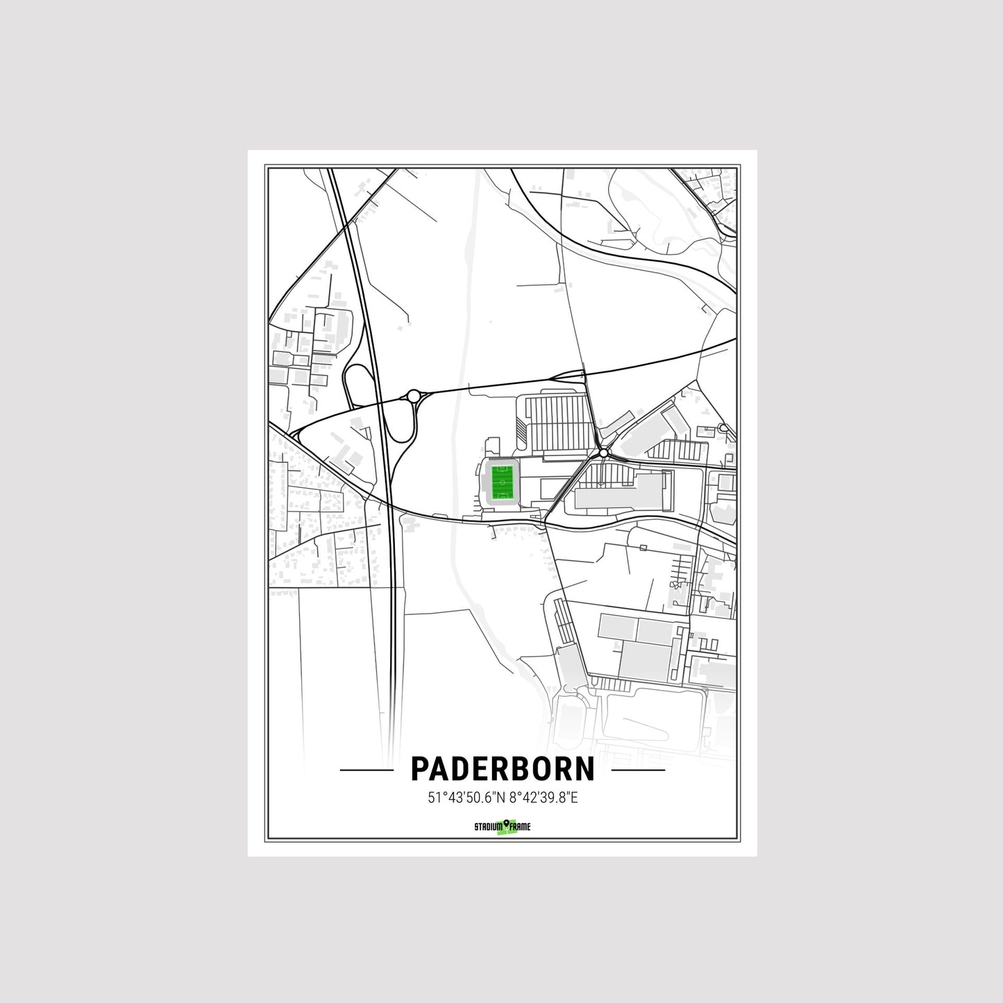 Stadium Poster - Paderborn