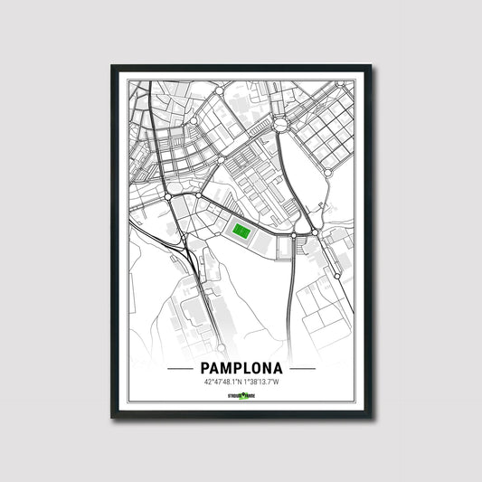 Stadion Poster - Pamplona