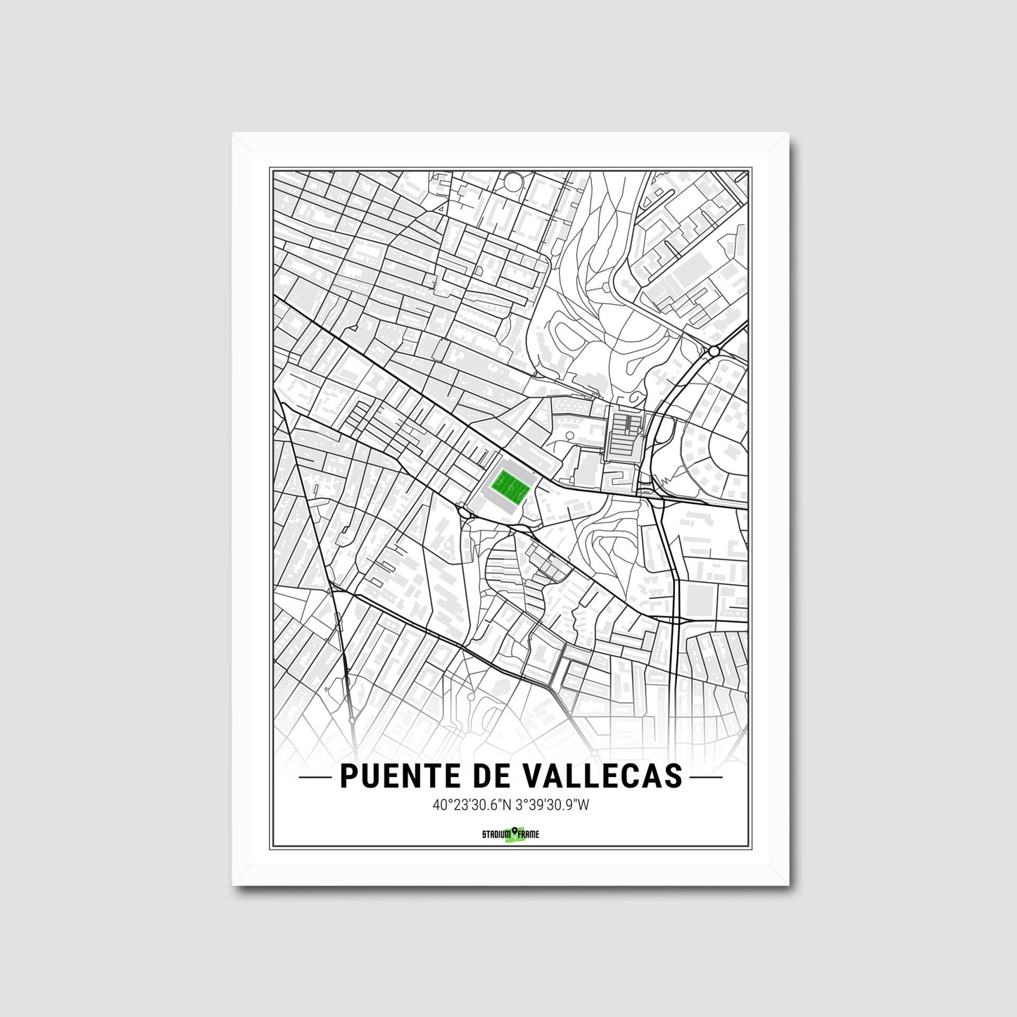 Stadium Poster - Puente de Vallecas