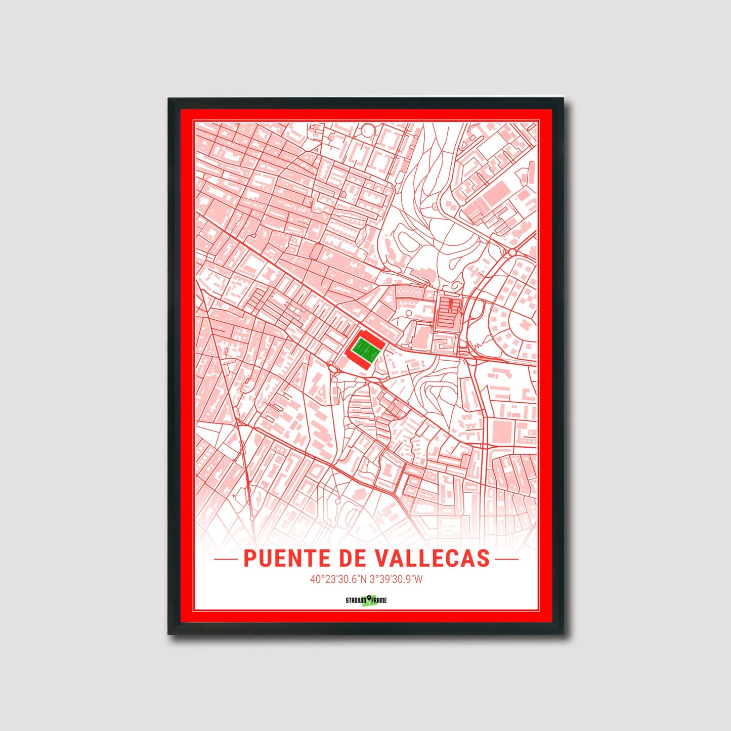 Stadium Poster - Puente de Vallecas