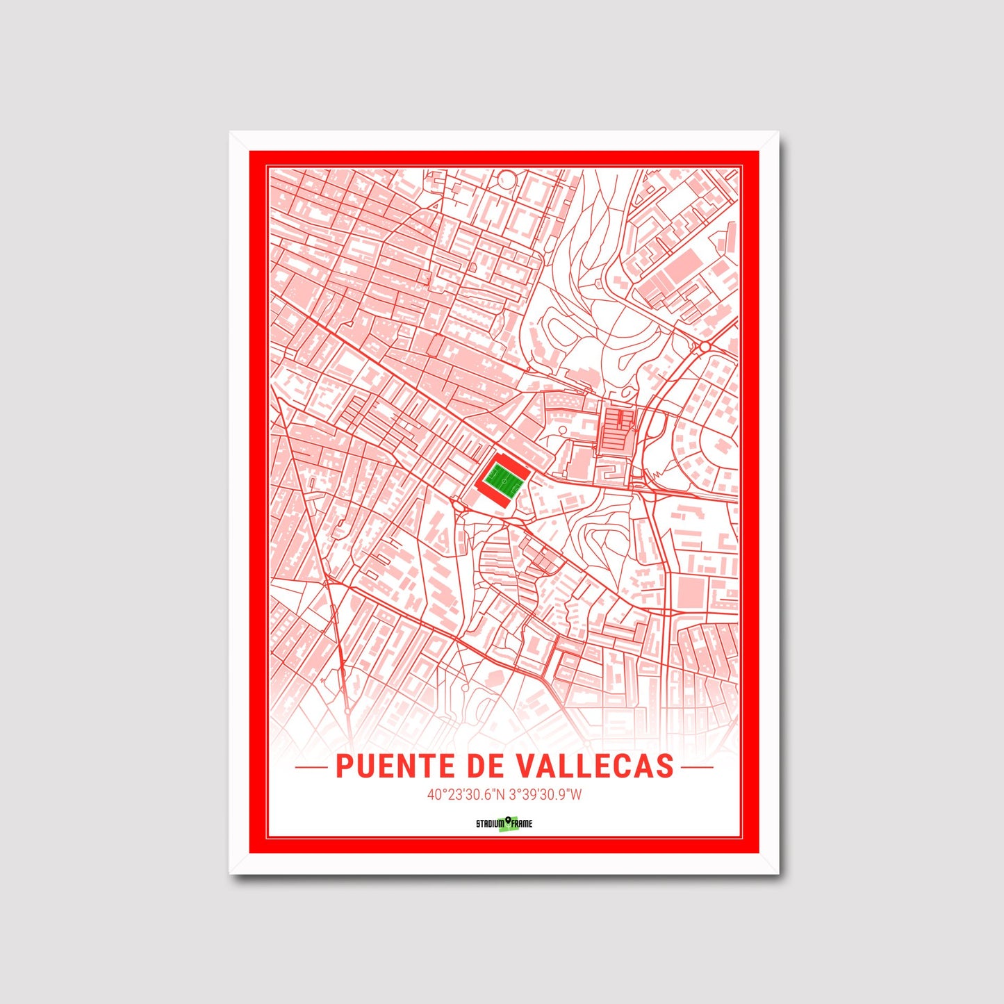 Stadium Poster - Puente de Vallecas