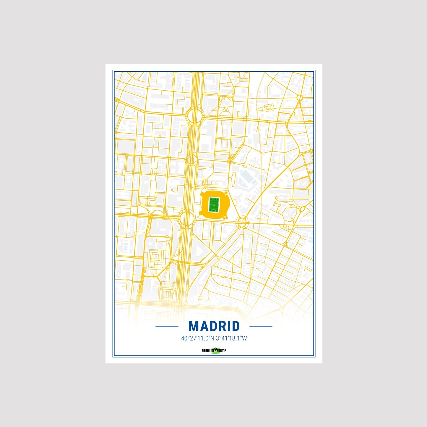 Stadium Poster - Madrid