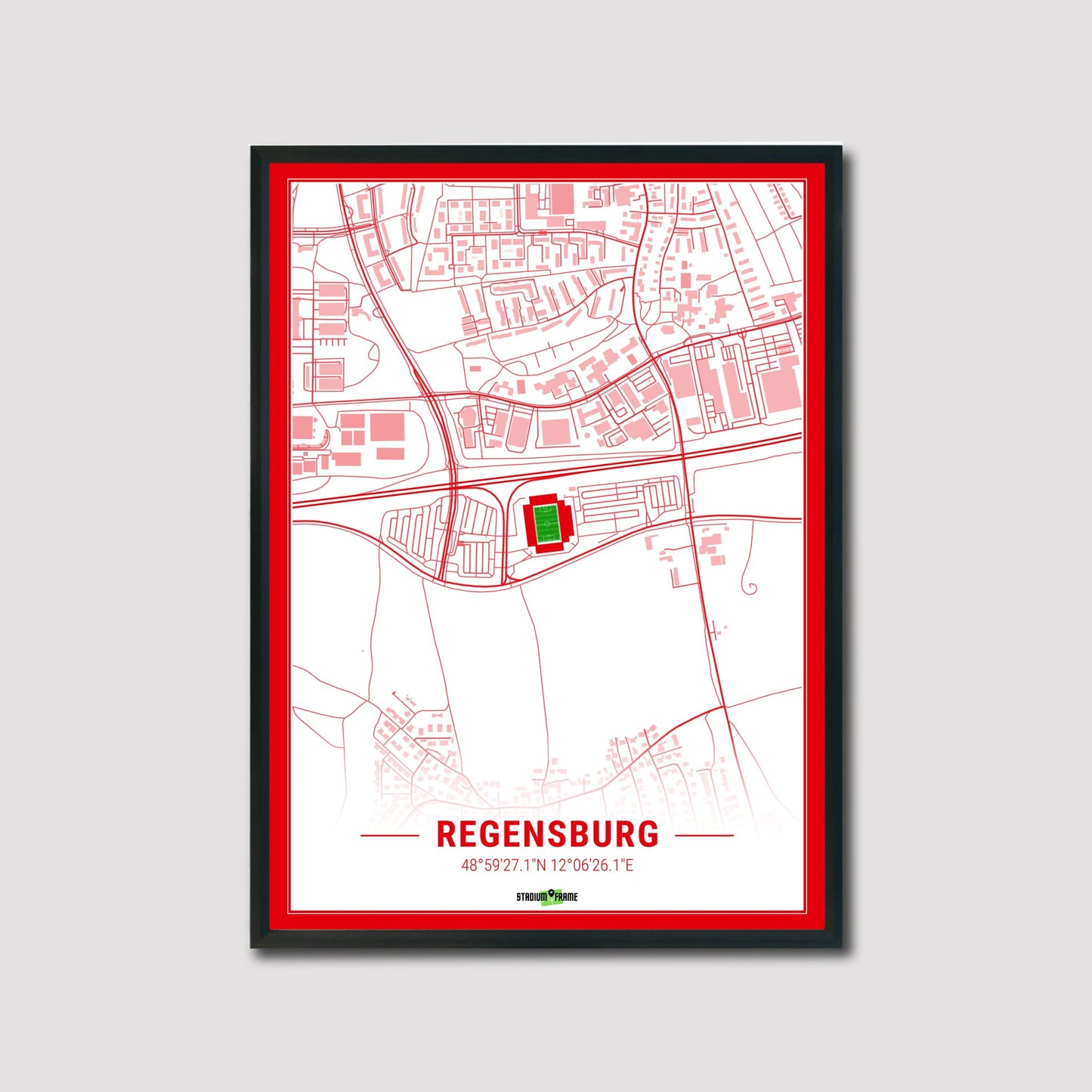 Stadium Poster - Regensburg