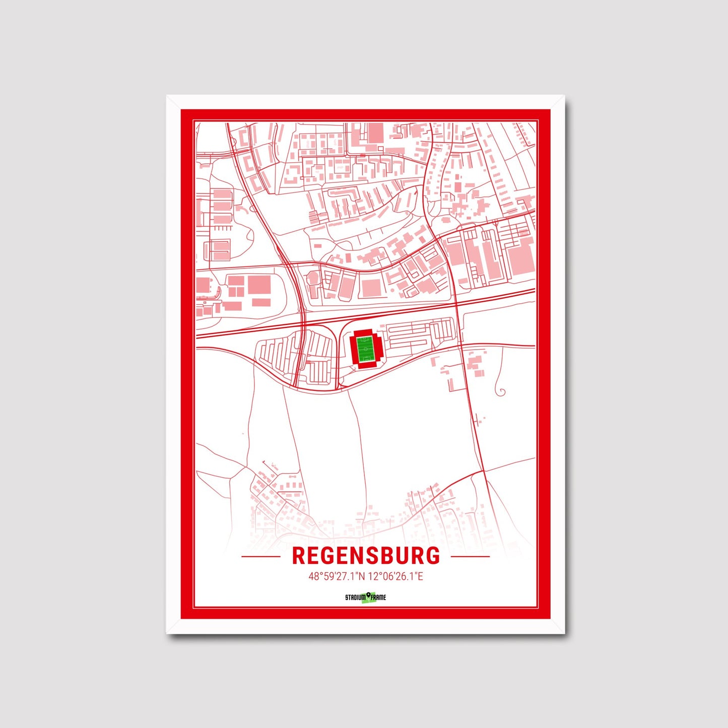 Stadium Poster - Regensburg