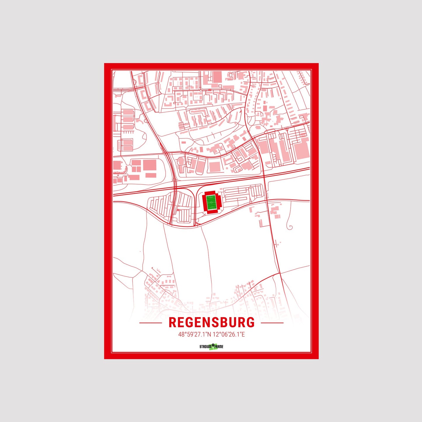 Stadium Poster - Regensburg