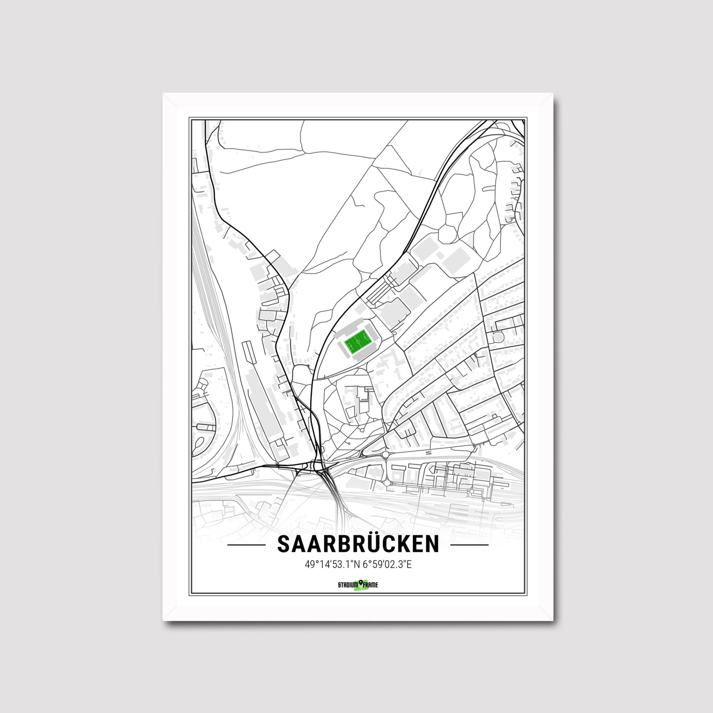 Stadium poster - Saarbrücken