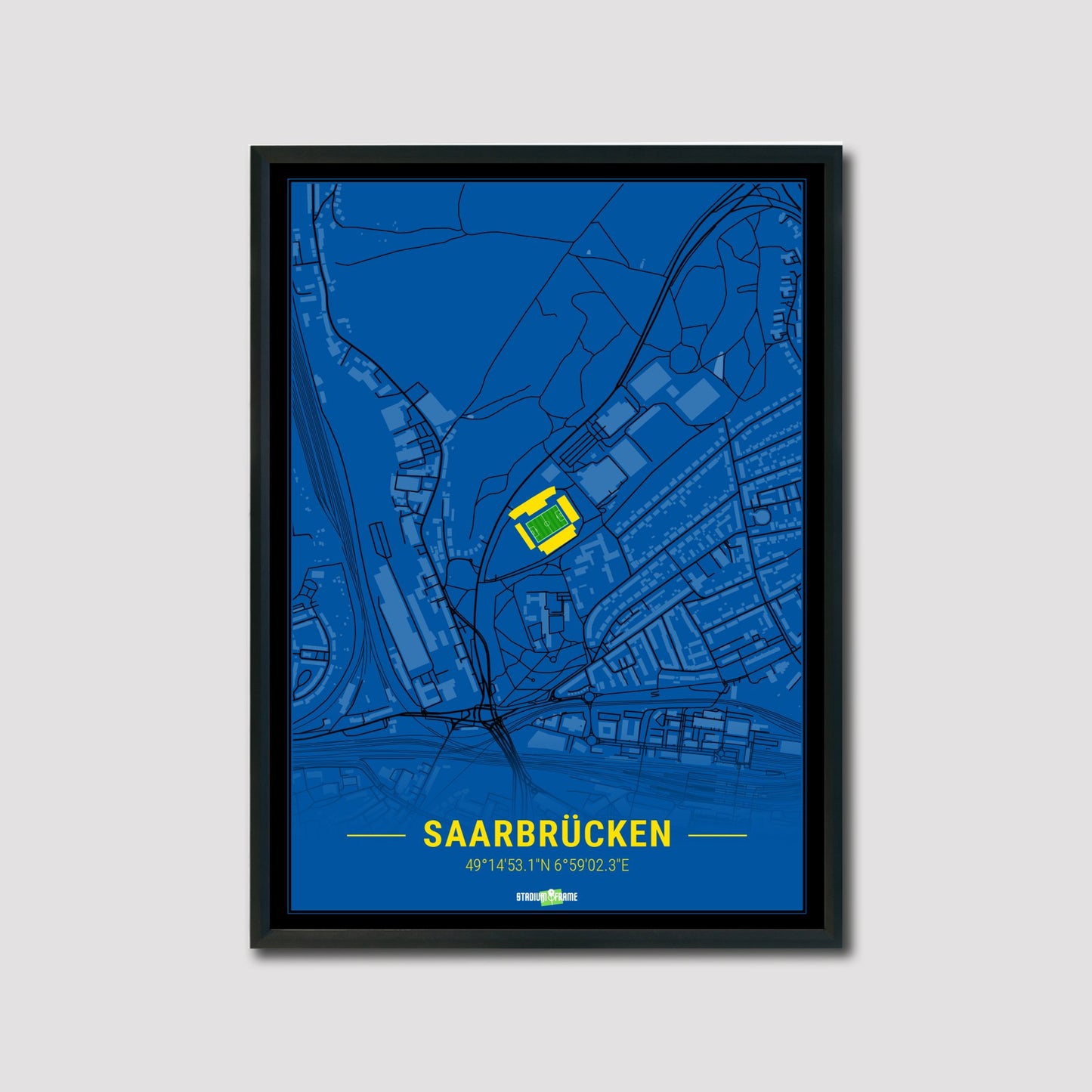 Stadium poster - Saarbrücken