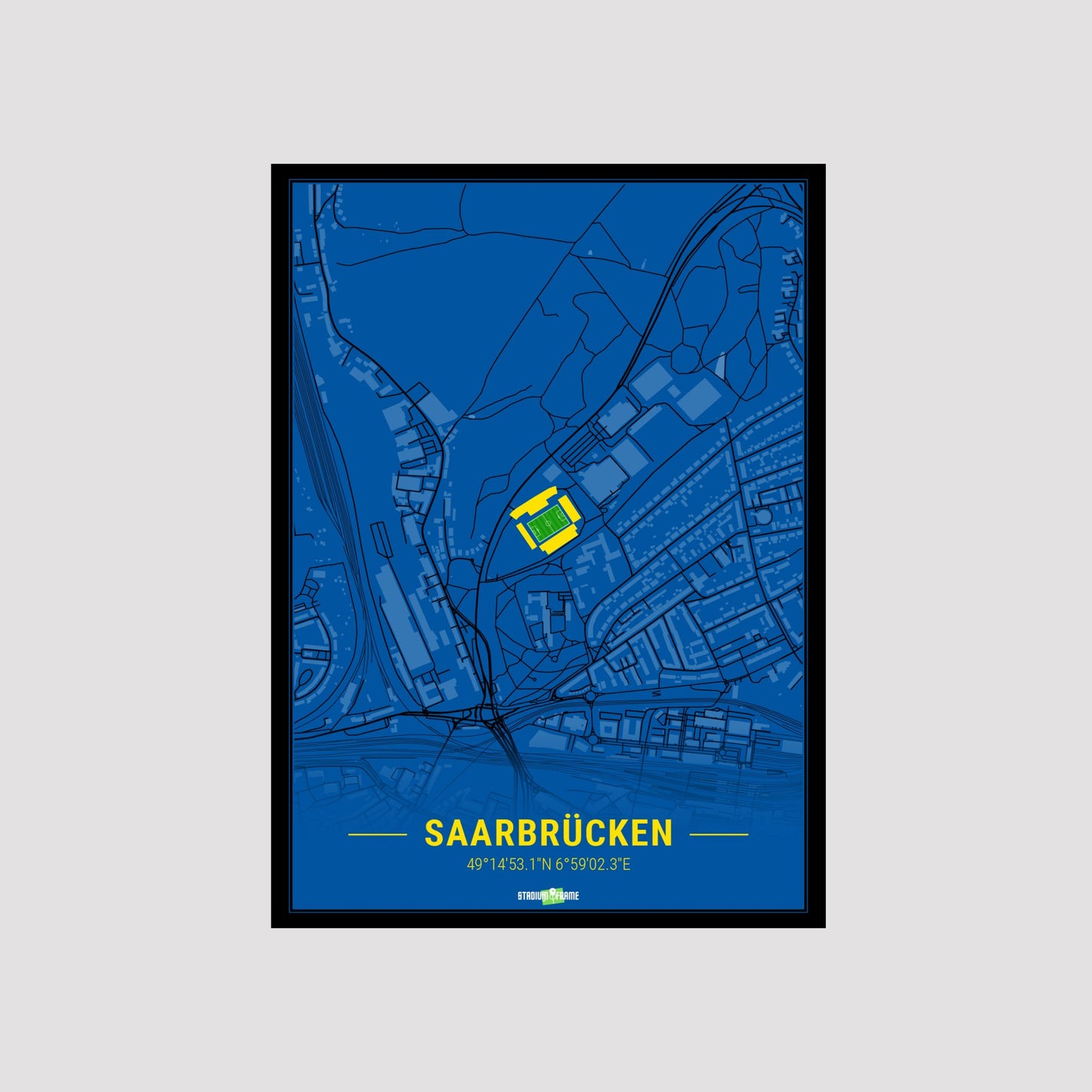 Stadium poster - Saarbrücken