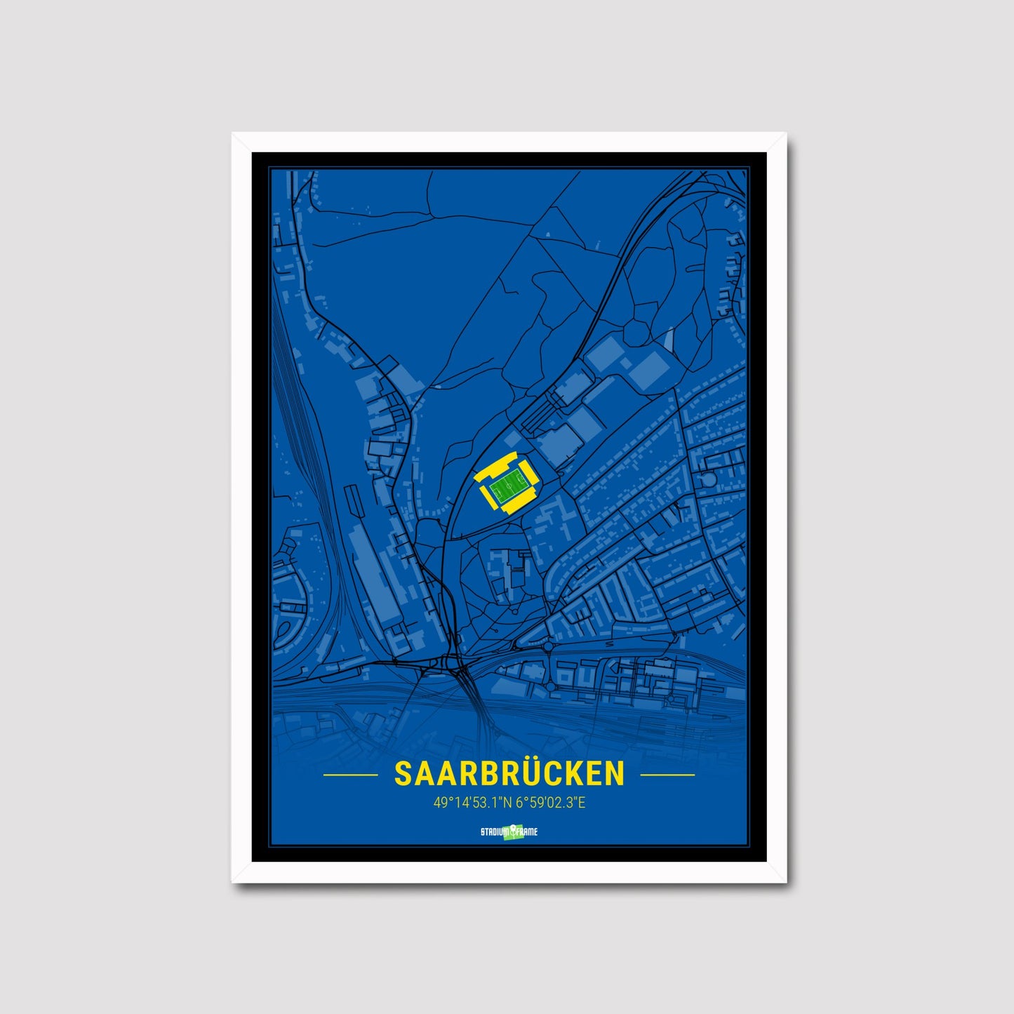 Stadium poster - Saarbrücken