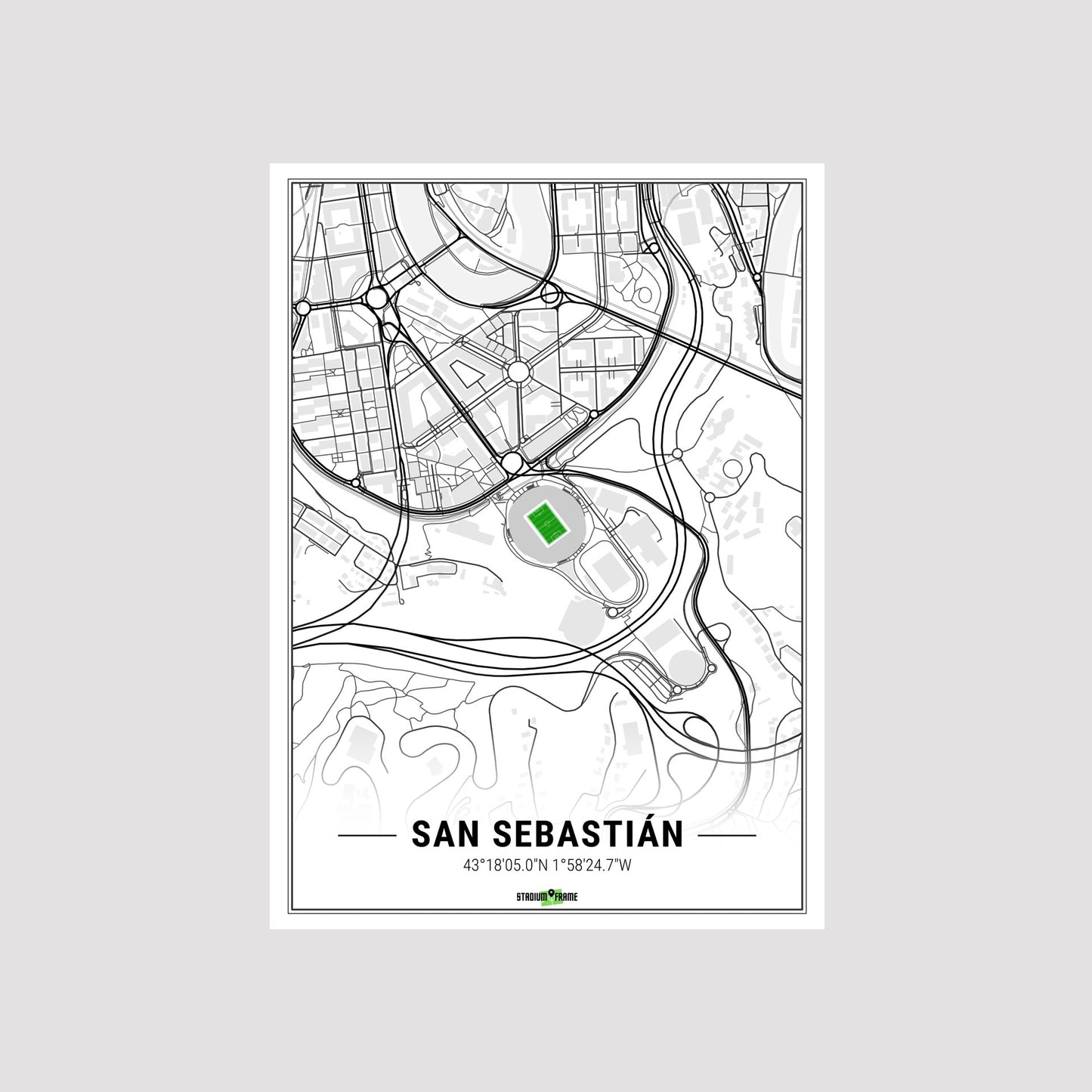 Stadium Poster - San Sebastian