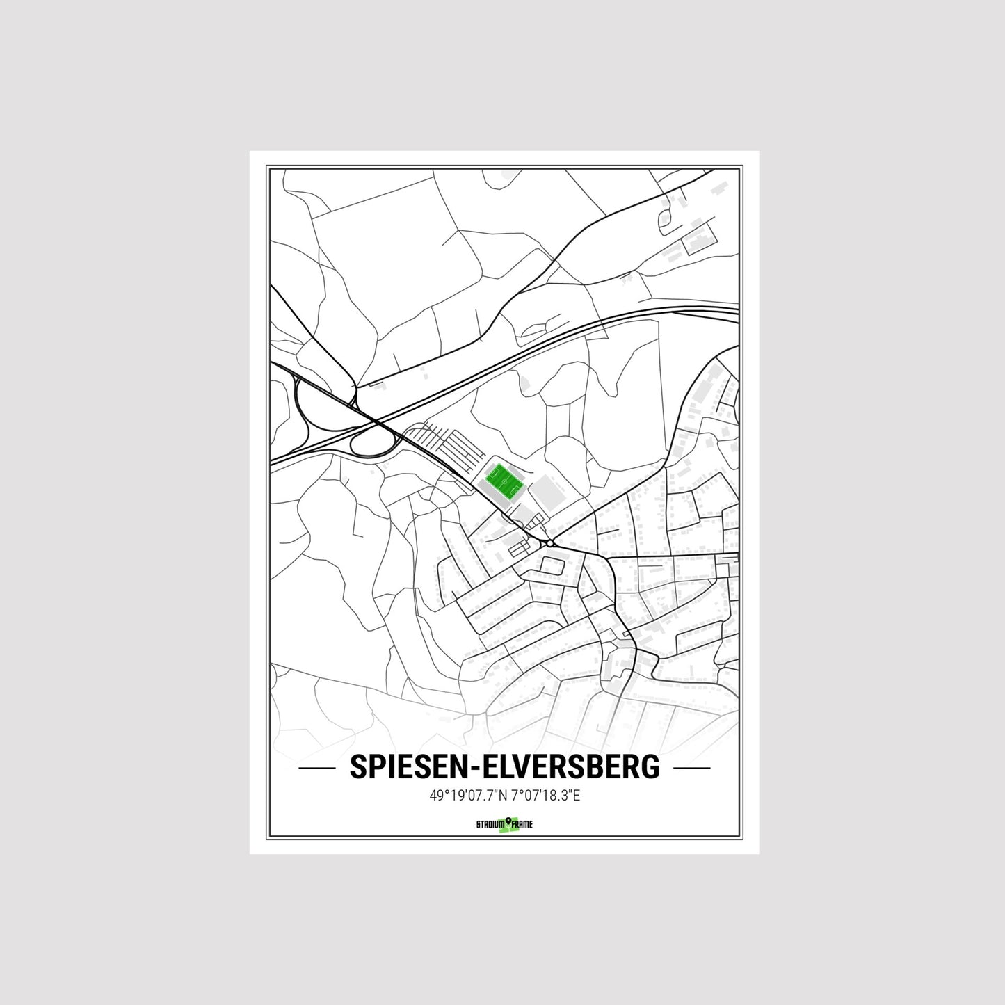 Stadium Poster - Spiesen-Elversberg