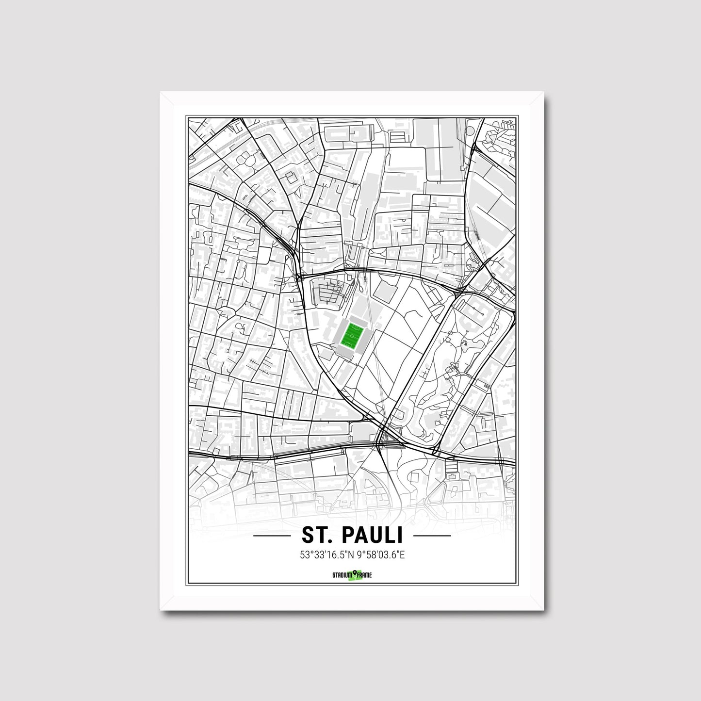 Stadium Poster - St. Pauli