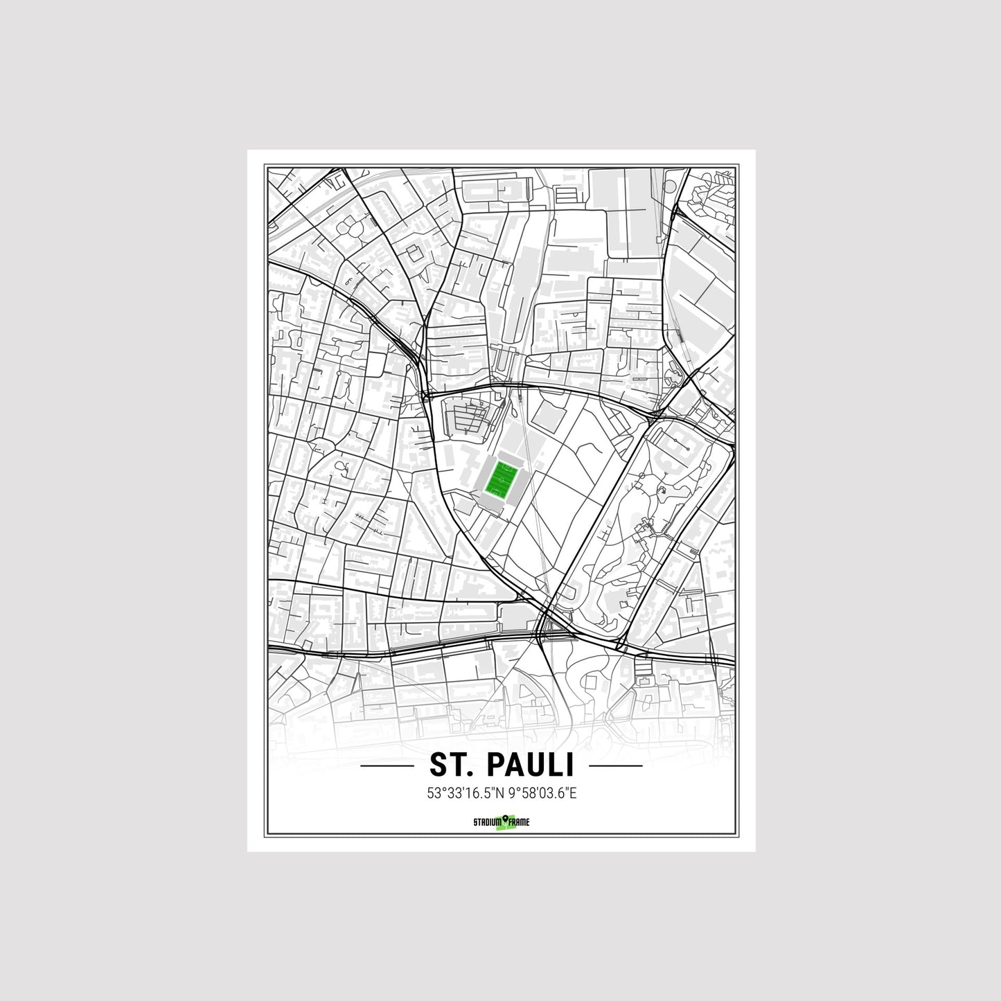 Stadium Poster - St. Pauli