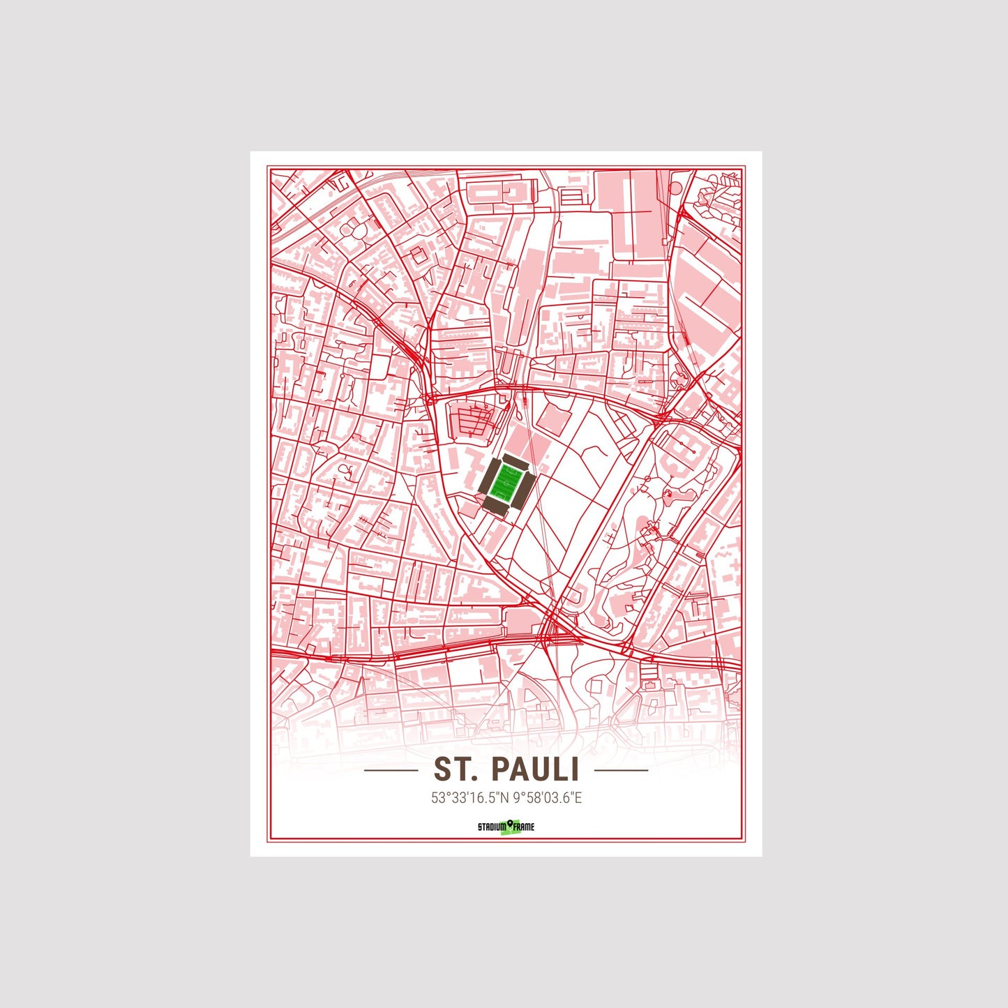 Stadium Poster - St. Pauli