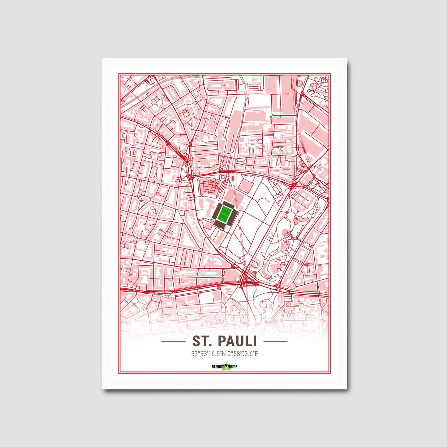 Stadium Poster - St. Pauli