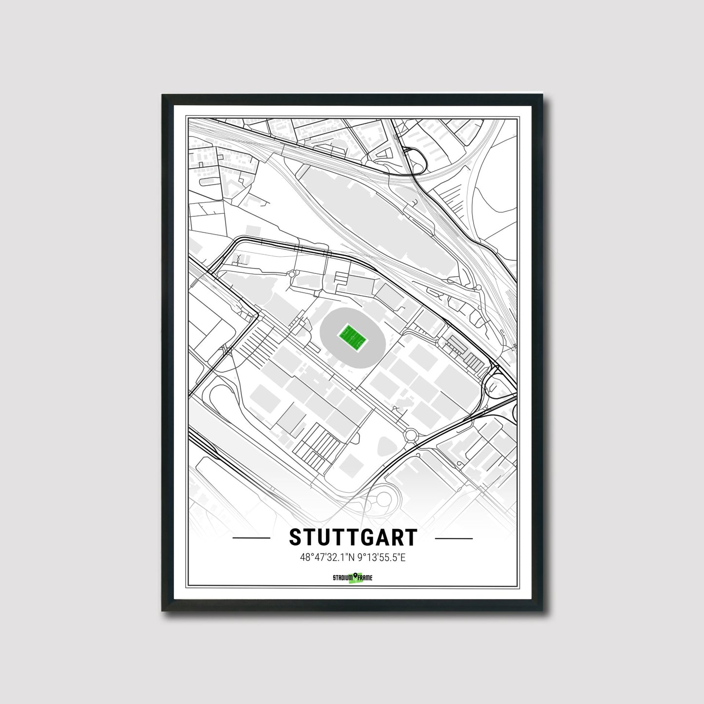 Stadium Poster - Stuttgart