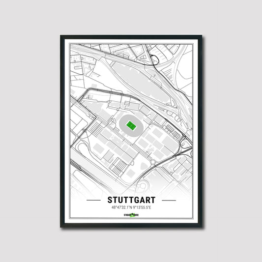 Stadium Poster - Stuttgart