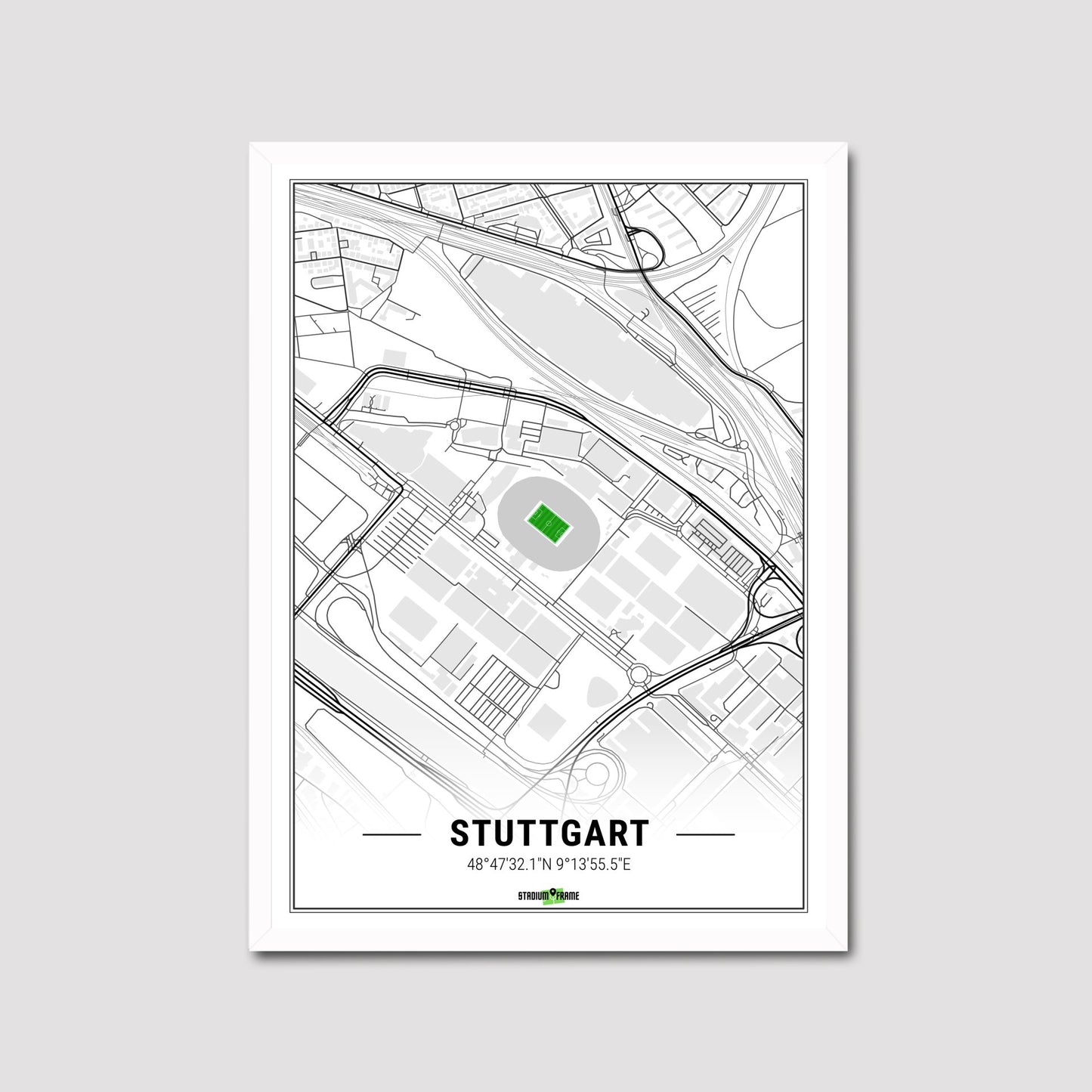 Stadium Poster - Stuttgart