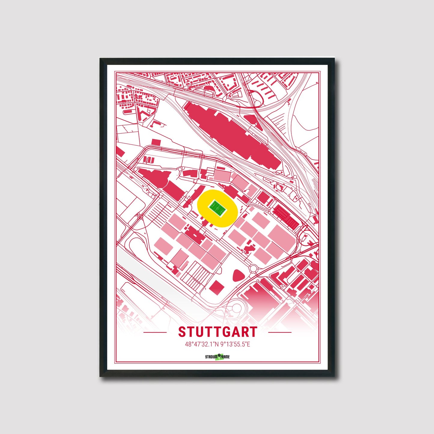 Stadium Poster - Stuttgart