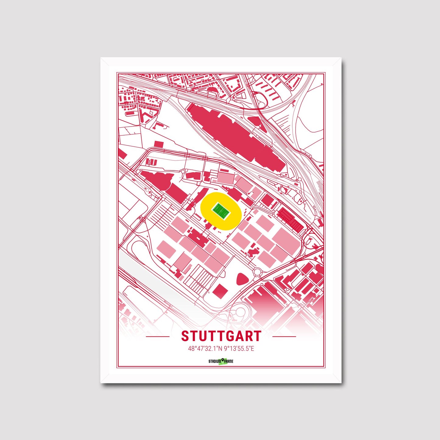 Stadium Poster - Stuttgart