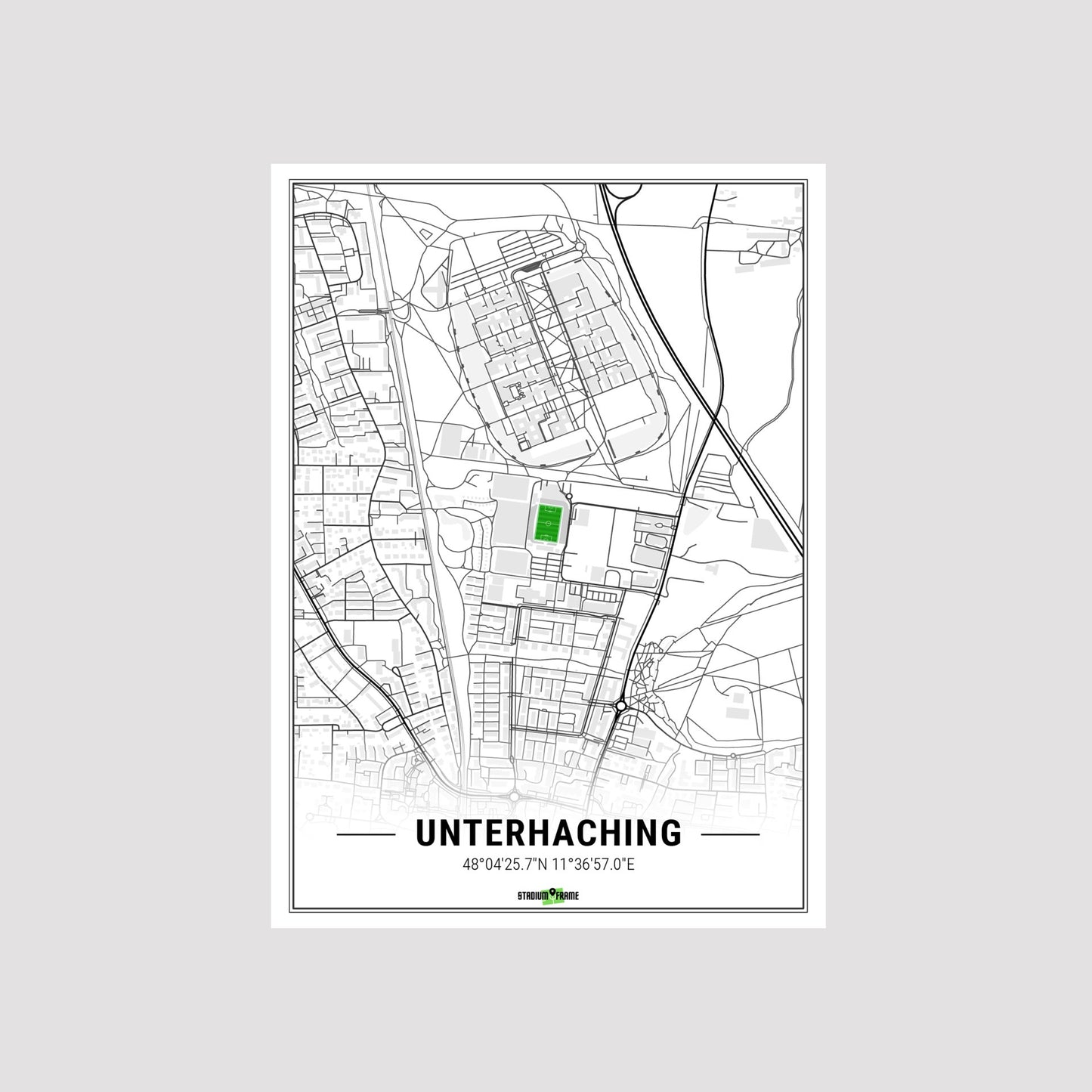 Stadium Poster - Unterhaching