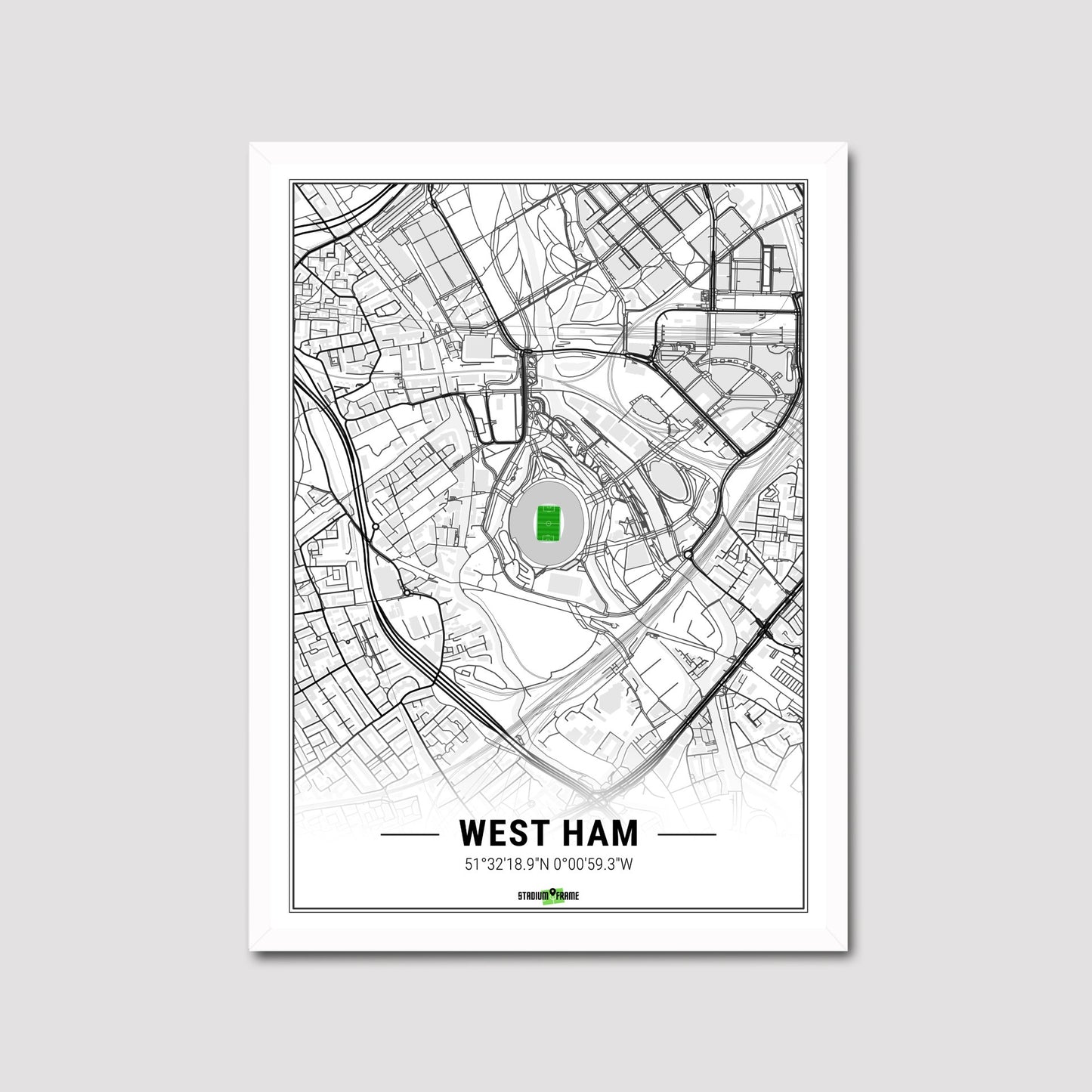 Stadium Poster - West Ham