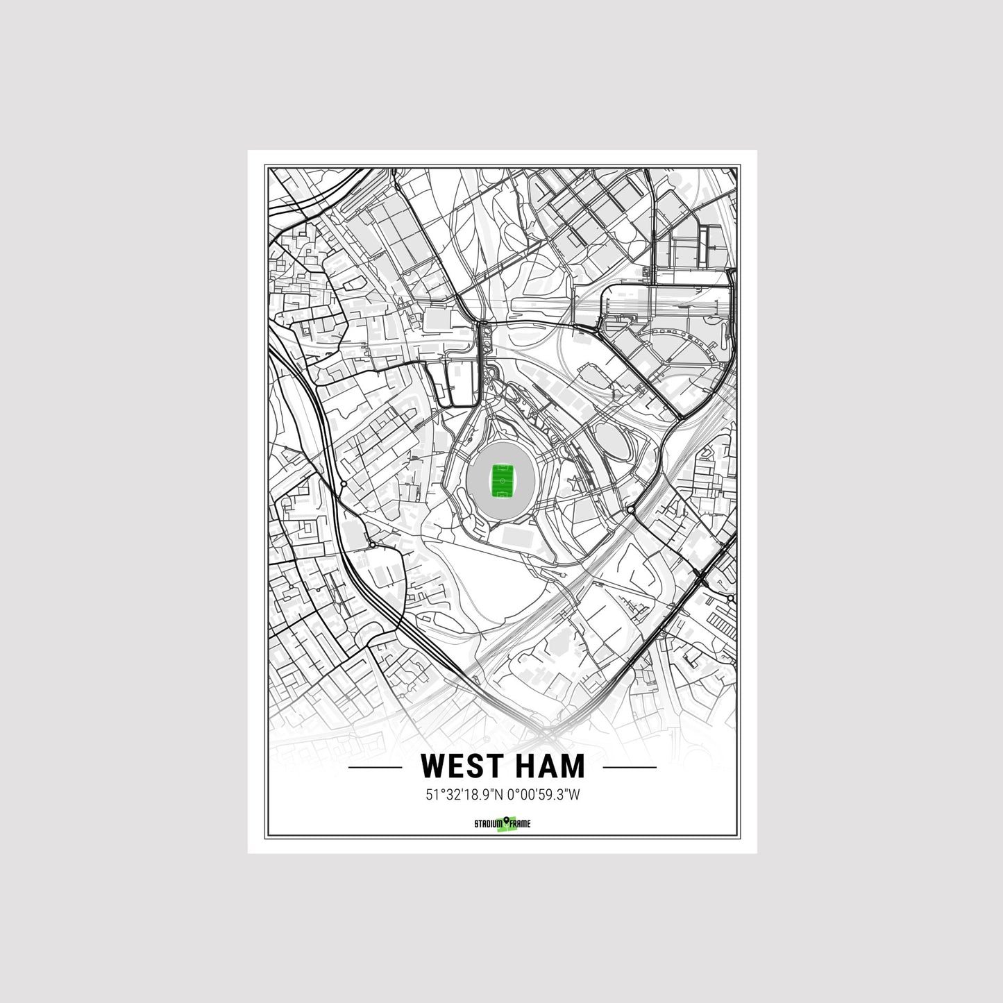 Stadium Poster - West Ham