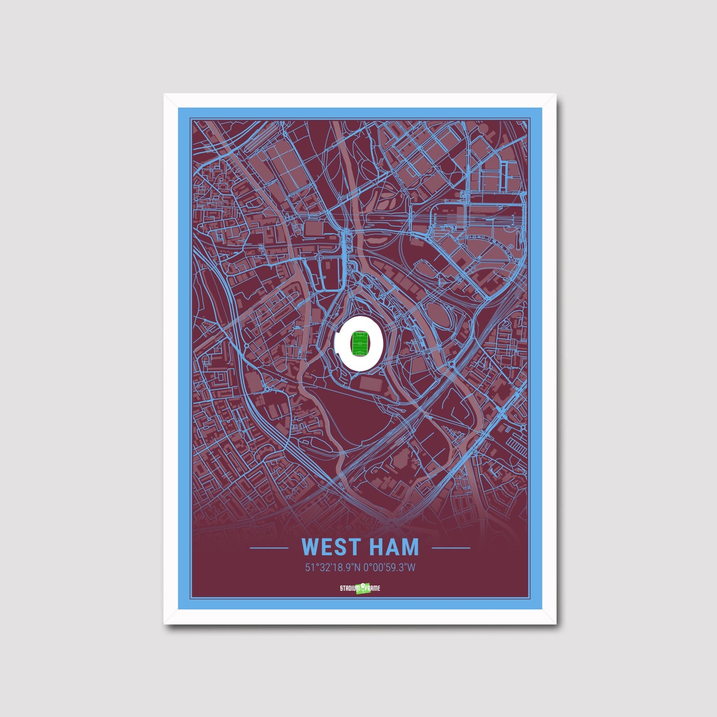 Stadium Poster - West Ham