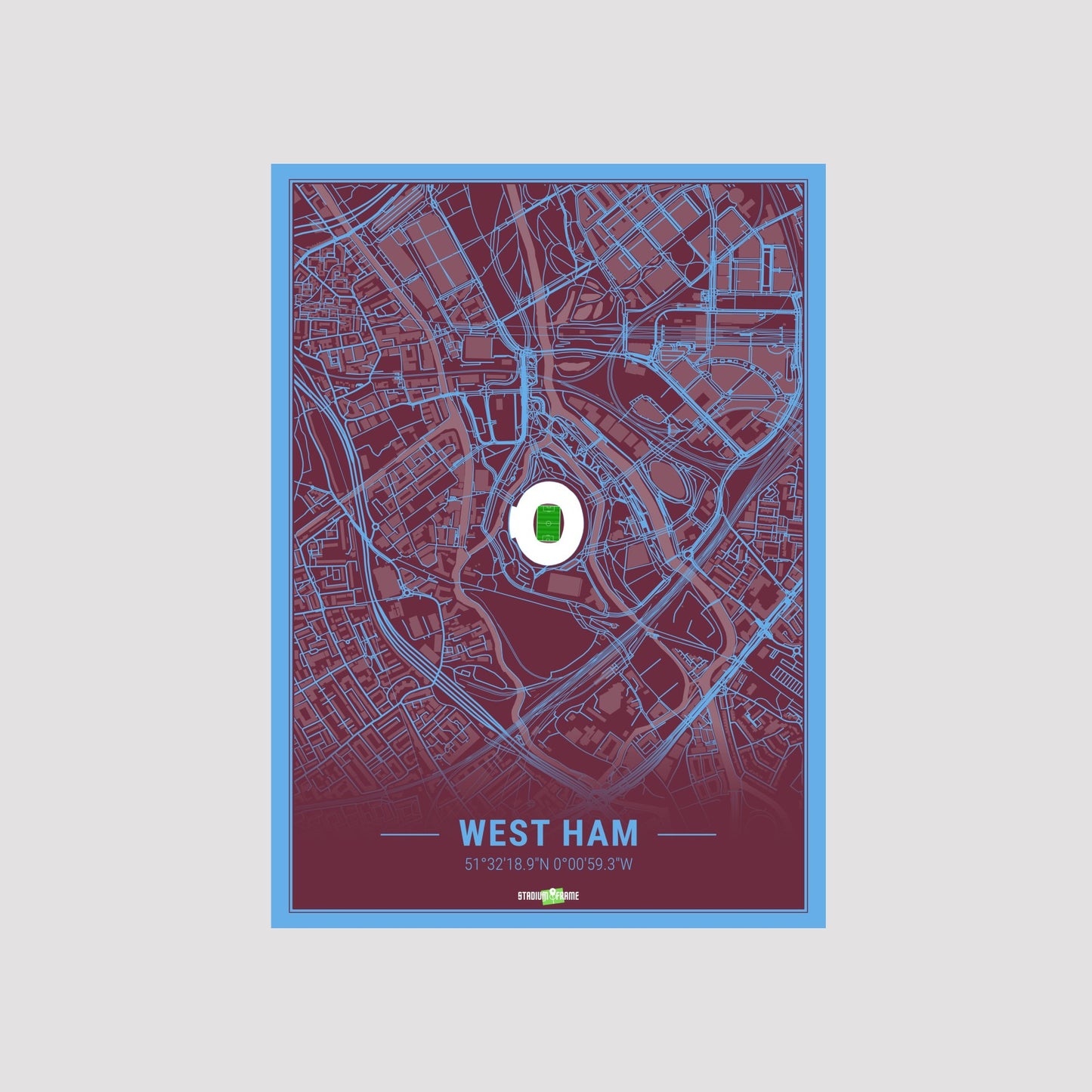 Stadium Poster - West Ham